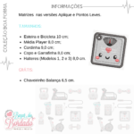Matrizes de Bordado - Coleção Boa Forma - Imagem 3