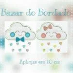 Matrizes de Bordado - Nuvens Chuva de Amor - Image 2