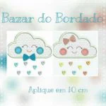 Matrizes de Bordado - Nuvens Chuva de Amor