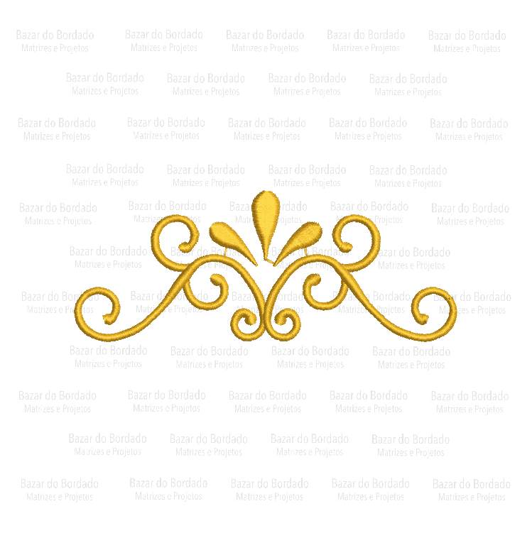 Matriz de Bordado - Arabesco 9 - Imagem 1