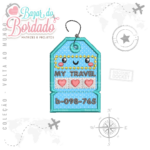 Projeto na Bordadeira - Chaveiro/Tag - Imagem 2
