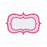 Matriz de Bordado - Moldura Aplique - Imagem 2