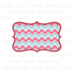 Matriz de Bordado - Moldura Aplique 2