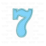 Matriz de Bordado Numeral 7