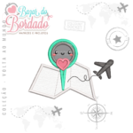 Matriz de Bordado - Pino e Mapa - Image 2