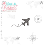 Matriz de Bordado - Aviãozinho - Imagem 2