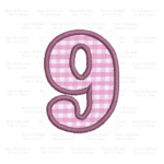 Matriz de Bordado Numeral 9