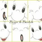 Matrizes de Bordado - Rostinhos Modelo1 - Image 2