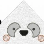 Projeto na Bordadeira - Panda para Capuz - Image 2
