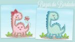 Matrizes de Bordado - Casal Dinossauros