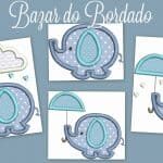 Matriz de Bordado - Elefantes - Imagem 2