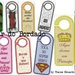 Projeto na Bordadeira - Aviso de Porta kit com 10 modelos [ITH] - Image 2