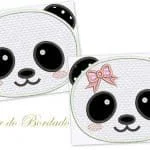 Matrizes de Bordado - Aplique Panda - Imagem 2