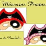 Matriz de Bordado - Máscaras Piratas - Imagem 2