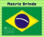 Matriz de Bordado - Bandeira em Aplique BRINDE
