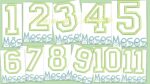 Matrizes de Bordado - 11 Matrizes Mêsversário