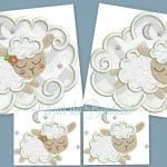 Matrizes de Bordado - Ovelhinhas Saltando - Imagem 2