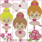 Matrizes de Bordado - Bailarinas