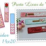 Matriz de Bordado - PROJETO - Porta Lixa de Unha - Imagem 2
