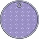 Matriz de Bordado - Tag Chaveiro Círculo - Image 2