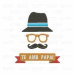 Matriz de Bordado - Te Amo Papai - Image 2