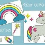 Matrizes de Bordado - Kit Unicórnio (4 Matrizes) - Image 2