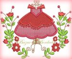 Matriz de Bordado Vestido Lindo -100% gratuito – Download Imediato
