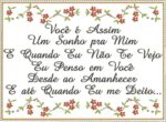 Projeto na Bordadeira - Almofada Você é Assim...