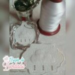 Matriz de Bordado - Molduras e Chaveiro Nuvem - Técnica Trapunto