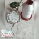 Matriz de Bordado - Molduras e Chaveiro Carrinho - Técnica Trapunto - Imagem 2