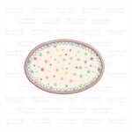Matriz de Bordado - Moldura Oval 1