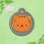 Matriz de Bordado - Chaveirinho Tigre - Image 2