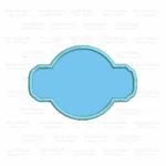 Matriz de Bordado - Moldura em Aplique 1 - Imagem 2