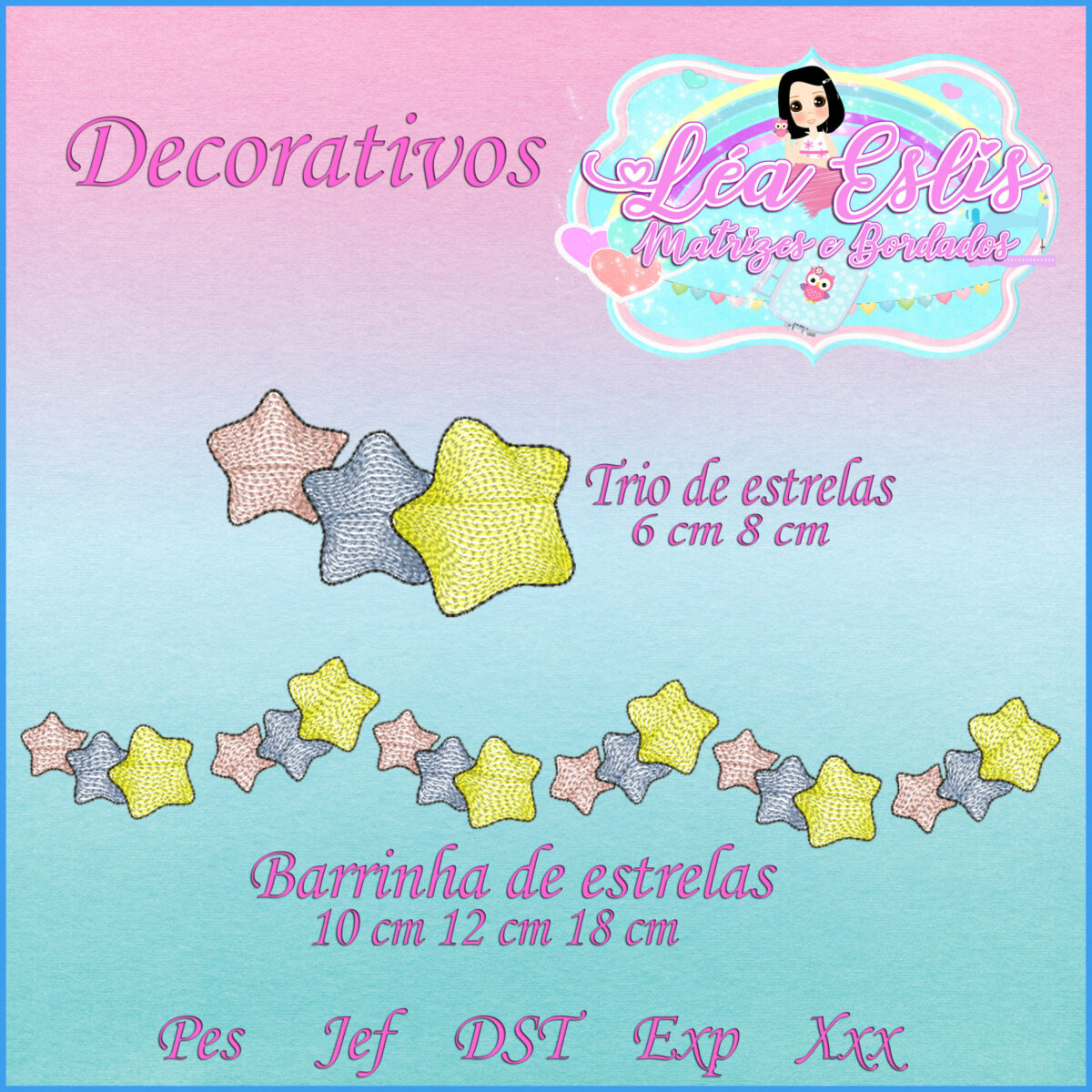 Matrizes de Bordado - Coleção Unicórnio - Imagem 7