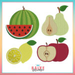 Matriz de Bordado - Coleção Frutas - BM
