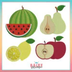 Matriz de Bordado - Coleção Frutas - BM