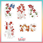 Matriz de Bordado - Coleção Flores - BM
