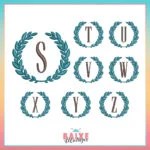 Matriz de Bordado - Monograma Ramos - BM - Imagem 3