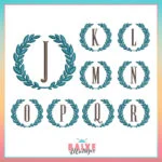 Matriz de Bordado - Monograma Ramos - BM - Imagem 2