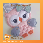 Matrizes de Bordado e Projetos na Bordadeira- Mini Coleção Corujinha 3D - Image 2