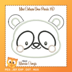 Matrizes de Bordado - Mini Coleção Urso Panda 3D - Imagem 4