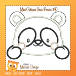 Matrizes de Bordado - Mini Coleção Urso Panda 3D - Imagem 3