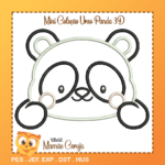 Matrizes de Bordado - Mini Coleção Urso Panda 3D - Imagem 5