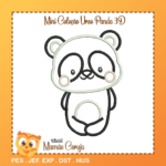 Matrizes de Bordado - Mini Coleção Urso Panda 3D - Imagem 2