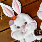 Coelho 3D para Porta - Imagem 4