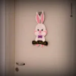 Coelho 3D para Porta - Imagem 2