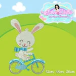 Matrizes de Bordado - Coelhinhos na Bicicleta - Image 2