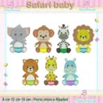 Matrizes de Bordado - Coleção Safari Baby - Image 4