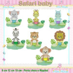 Matrizes de Bordado - Coleção Safari Baby - Imagem 3