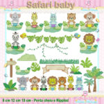 Matrizes de Bordado - Coleção Safari Baby
